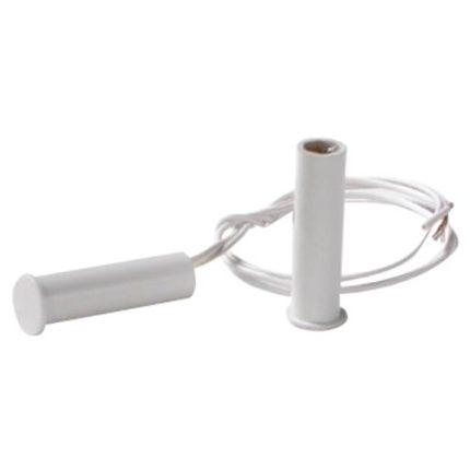 AS1P-
Contatto magnetico allarme CILINDRICO a SIGARETTA incasso per portoni e finestre