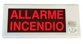 FCLUX23-FIRECLASS-PANNELLO OTTICO ACUSTICO CERTIF. UNJIEN54-23 E UNI EN54-3