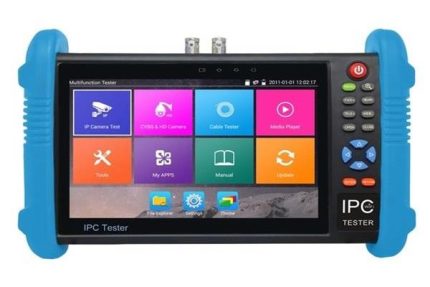 SEK-1R70-600E - TKH -Tester Multifunzionale, Touch Display 7", HD-TVI (8MP), AHD (8MP),  HD-CVI (8MP), 960H, IP (8MP),  PoE, Mu