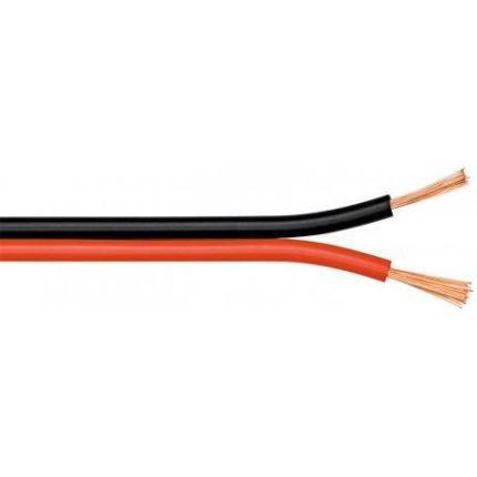 RN075 - BETA CAVI-CAVO AUDIO 2X0.75 PVC ROSSO NERO