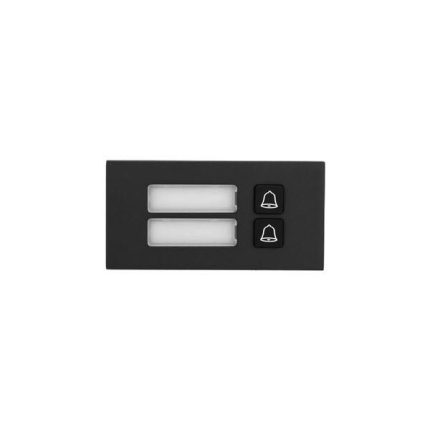 VTO4202FB-MB2 - DAHUA Modulo 2 tasti per VTO4202FB-P con rifinuture nere