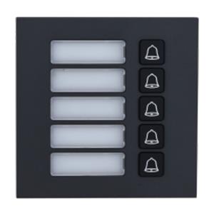 VTO4202FB-MB5 - DAHUA -Modulo 5 tasti per VTO4202FB-P nero