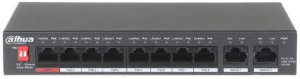PFS3010-8GT-96-V2- DAHUA
Switch unmanaged 10 porte Gigabit 8 PoE 96W
