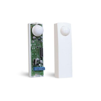 IF16/L - AMC -sensore PIR effetto tenda direzionale per porte e finestre, con luce d'emergenza - colore bianco