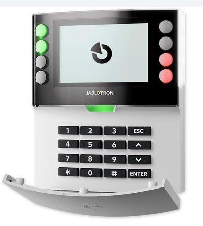JA-115E - JABLOTRON -Tastiera bus a quattro segmenti con display e lettore RFID