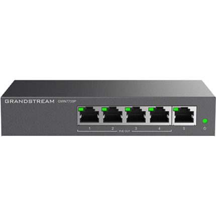 GWN7700P -GRANDSTREAM -SWITCH DI RETE 5 PORTE 10/100/1000 Mbps UN 4 PORTE POE