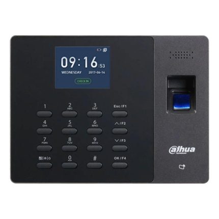 ASA1222G-D - DAHUA - Terminale per rilevazione presenze, display LCD, lettore impronte + tessere Mifare 125Khz, porta USB per u