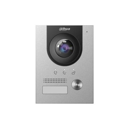 VTO2202F-P-S2 - DAHUA-Posto esterno VTO IP/bifilare IK07 1 tasto -ARGENTO