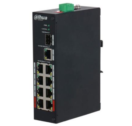 PFS3110-8ET-96-V2 Switch hardened unmanaged con 10 porte (8 PoE 10/100 Mbpsw96W