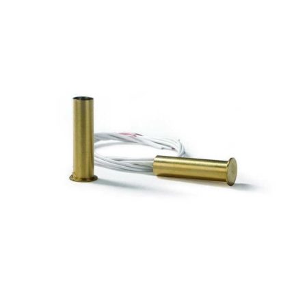 AS10-
Contatto magnetico allarme a sigaretta in ottone incasso infissi porte e portoni