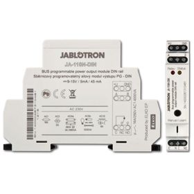 JA110NDIN- JABLOTRON -Modulo di uscita potenza su BUS PG-DIN