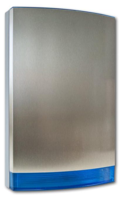 JA-1X1A-C-ST-B - JABLOTRON - Coperchio in acciaio inox per JA-111A, JA-113A, JA-151A e JA-163A - lampeggiatore blu