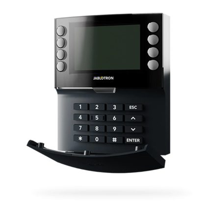 JA-155E-AN - JABLOTRON - tastiera con display, RFID, via radio bidirezionale - antracite