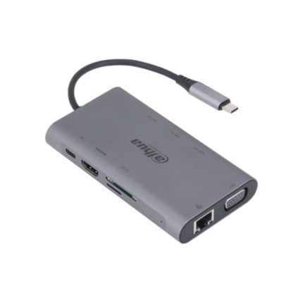 TC39 - DAHUA - Docking station USB 3.1 10 porte, 1 input Type-C plug, 9 output: 3 USB 3.0, 1 HDMI