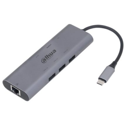 TC38 - DAHUA - Docking station USB 3.1, 1 Type-C plug, 8 output: 3 USB 3.0, 1 HDMI