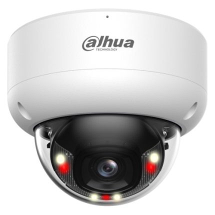 IPC-HDBW3849E-S-IL - DAHUA - Telecamera dome IP AI WizSense Smart Dual Light da interno/esterno IP67