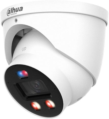 IPC-HDW3849H-AS-PV-PRO - DAHUA - Telecamera eyeball IP AI WizSense TiOC WizColor con Smart Dual Light e deterrenza attiva da in