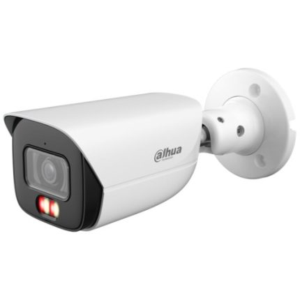 IPC-HFW3449E-S-IL-B - DAHUA - Telecamera bullet IP AI WizSense Smart Dual Light da interno/esterno IP67 nera, sensore CMOS pro